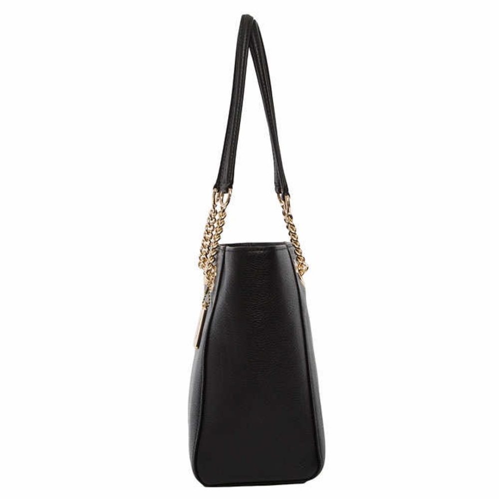🖤NWT COACH Turnlock Pebbled Leather Chain Tote Bag🖤 - Picture 7 of 15